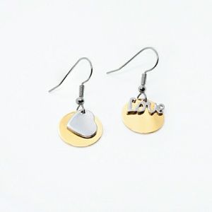Handmade Two Tone Mismatched Earrings